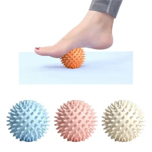 1 Pair High-end Acupressure Foot Insoles Hedgehog Massage Ball Yoga Fascia Ball Foot Massage Ball Muscle Relaxation Foot Massage Shoulder Neck Leg Foot Meridian Ball
